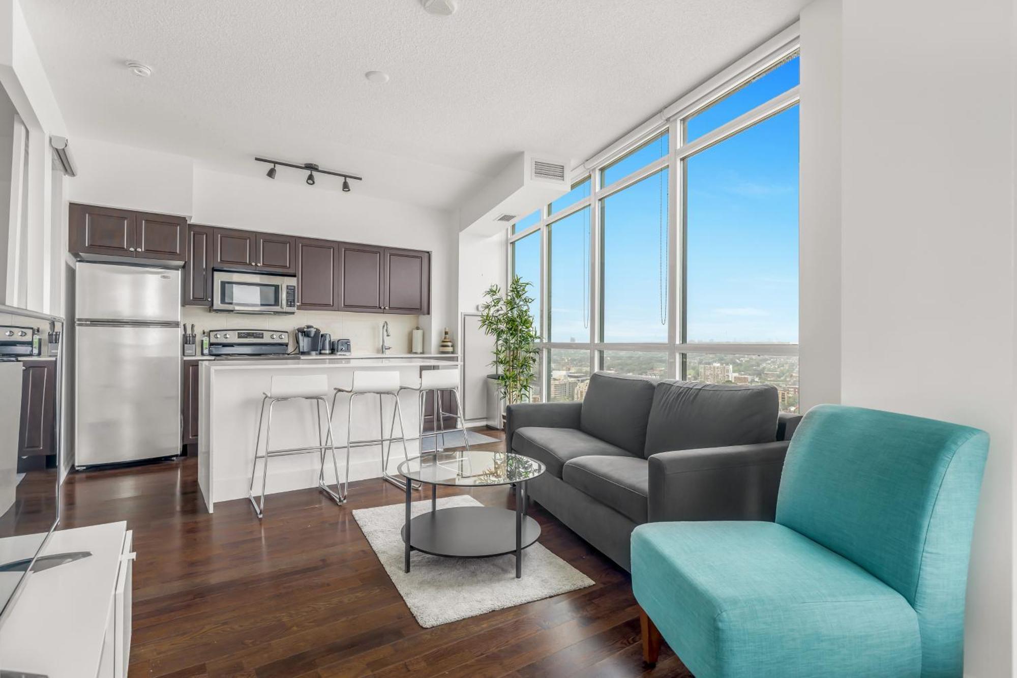 2 Bedroom Waterfront Condo Downtown W/ Free Parking Toronto Luaran gambar